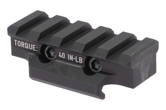 BCM compact A/T optic riser with 5 recoil slots.